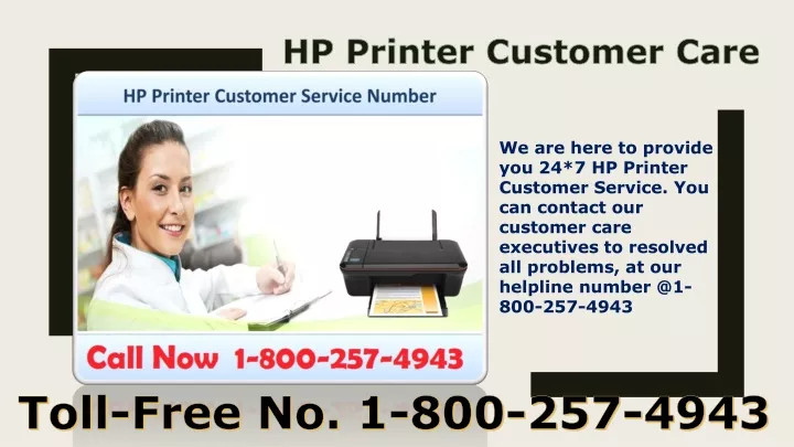 hp printer customer care n.