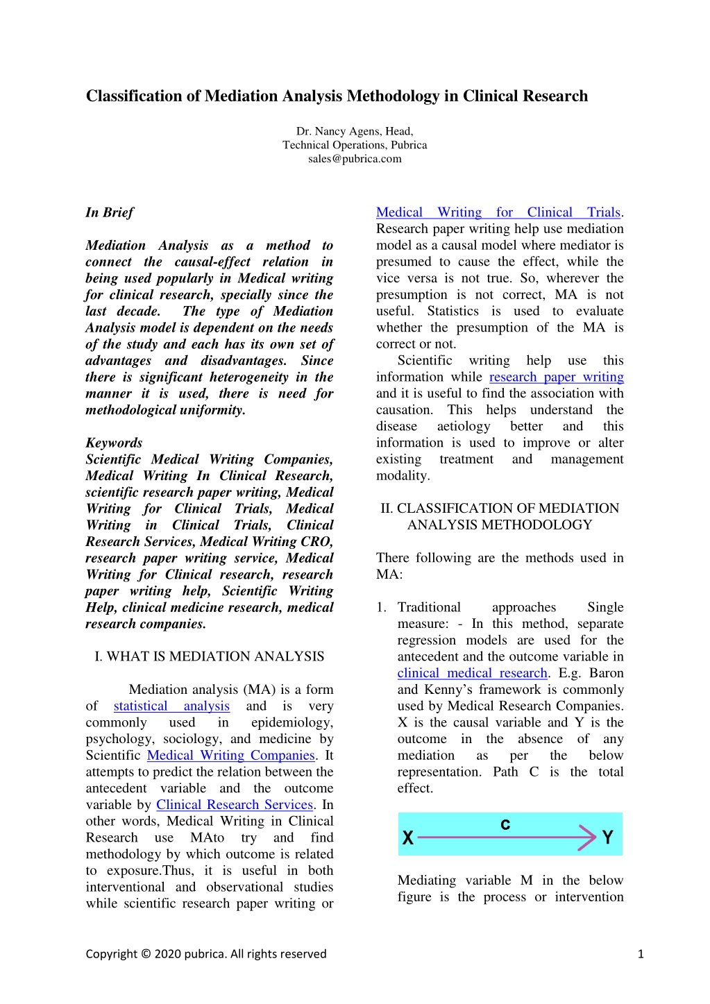 PPT - Classification Of Mediation Analysis Methodology In Clinical ...