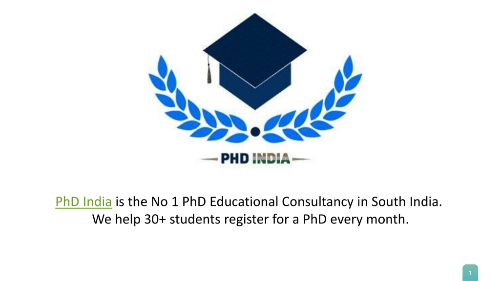 phd consultancy in india