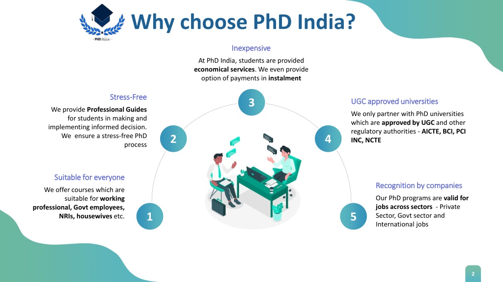 phd benefits in india