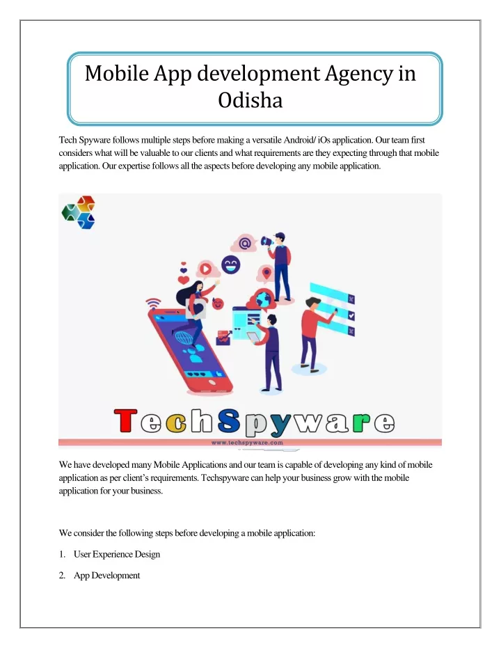mobile app development agency in odisha n.
