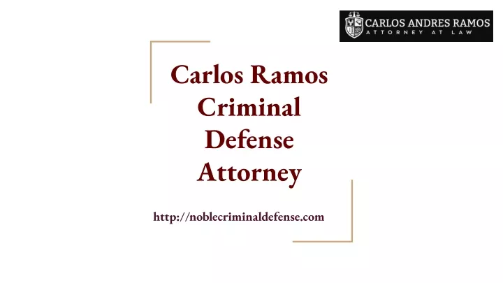 carlos ramos criminal defense attorney n.