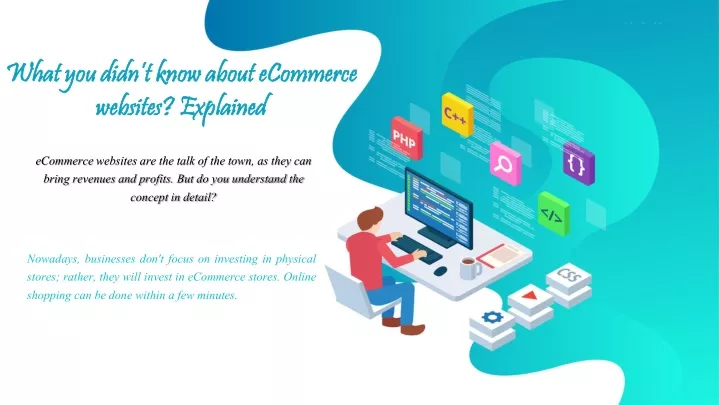 what you didn t know about ecommerce websites n.