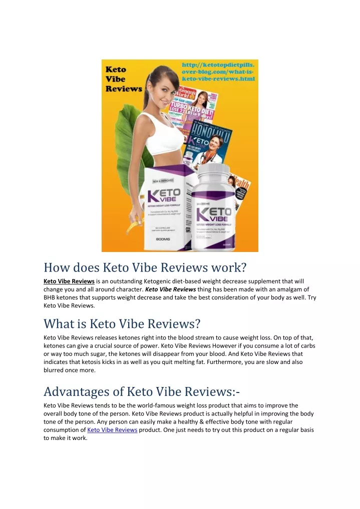 how does keto vibe reviews work n.