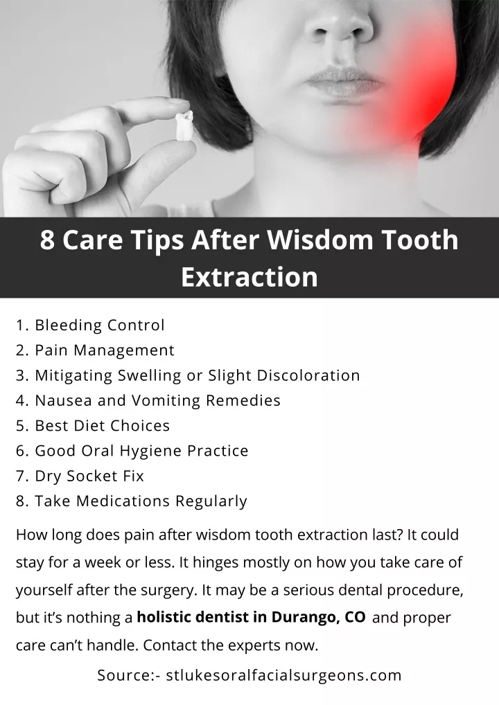 Ppt Care Tips After Wisdom Tooth Extraction Powerpoint Presentation