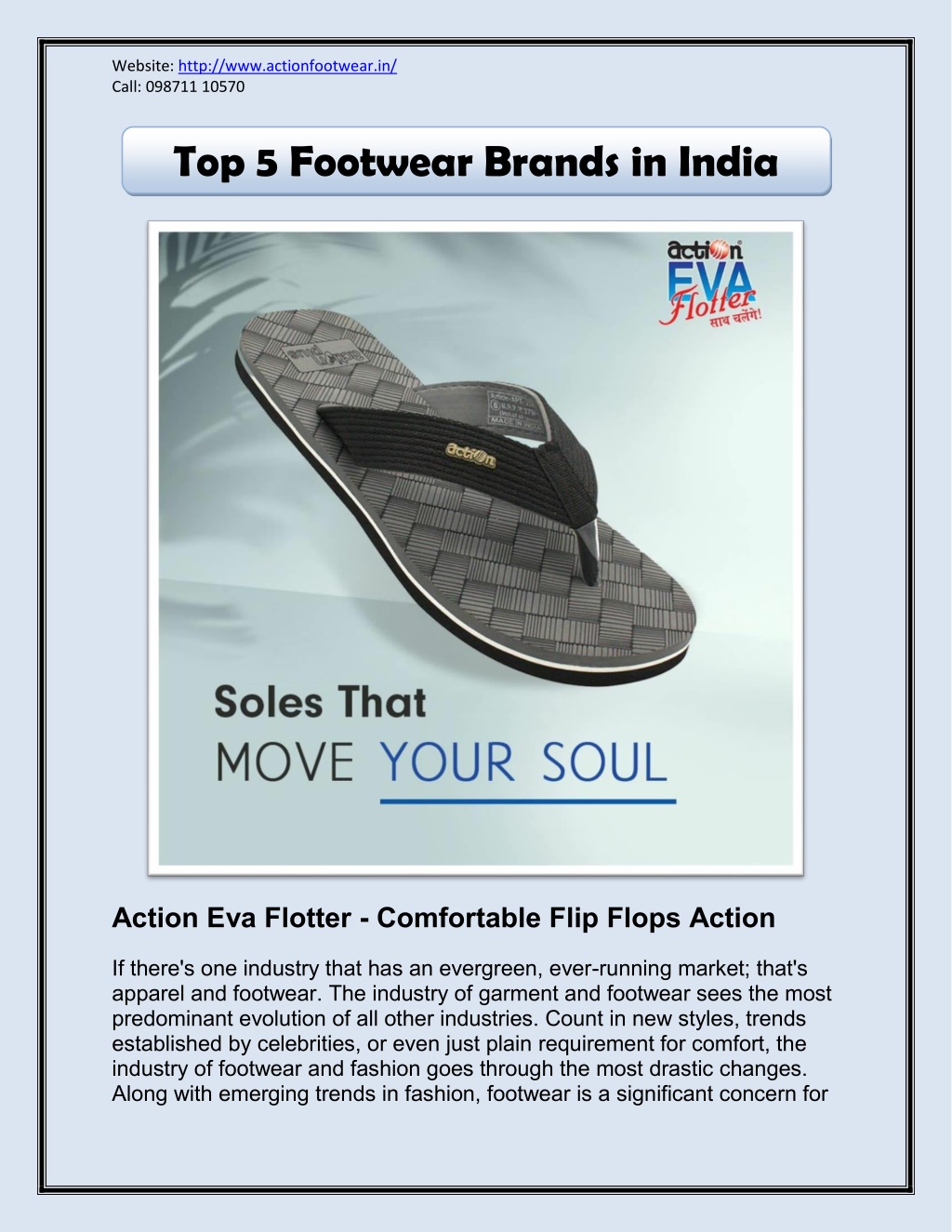 ACTION EVA FLOTTER Men Brown Stylish & Lightweight Casual Sandal | Flotter  Sandal | Walking Sandal | Fashion Sandal | Formal Sandal | breathable |  (EVA_SNTP0008BRBG06) | Size-6 : Amazon.in: Fashion