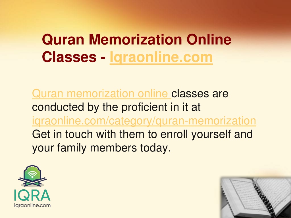 Ppt Quran Memorization Online Classes Iqraonline Com Powerpoint Presentation Id