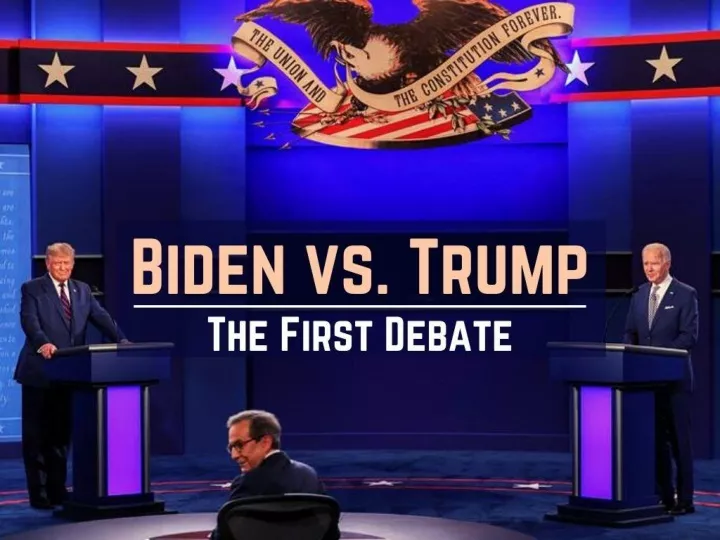 biden vs trump the first debate n.