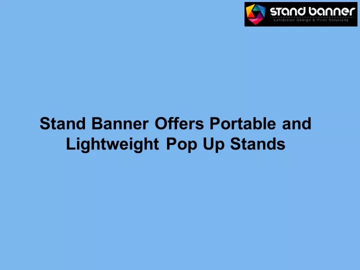 stand banner offers portable and lightweight n.