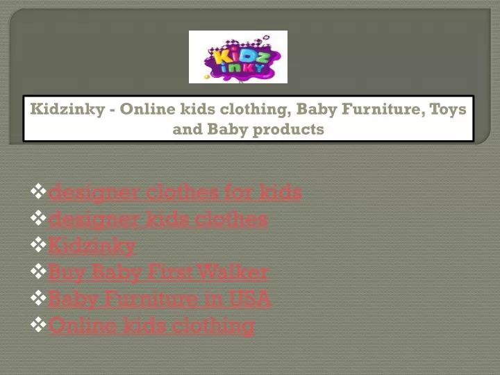 kidzinky online kids clothing baby furniture toys n.