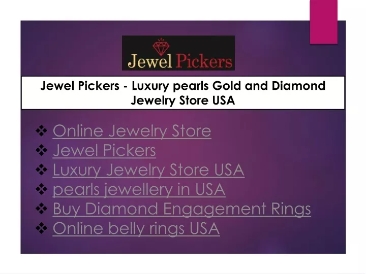 jewel pickers luxury pearls gold and diamond n.