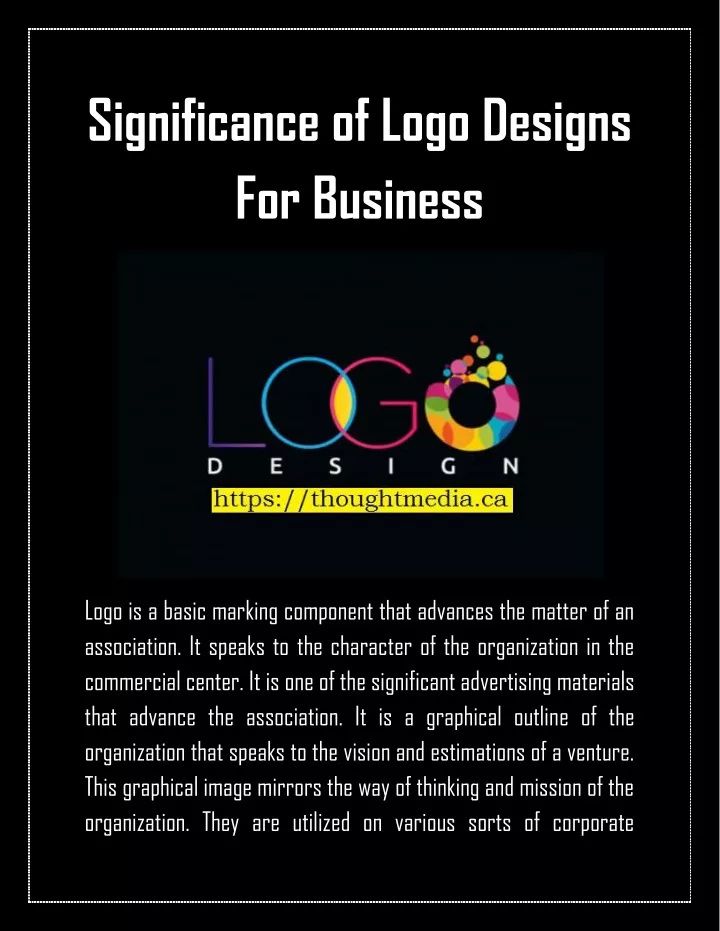 significance of logo designs for business n.