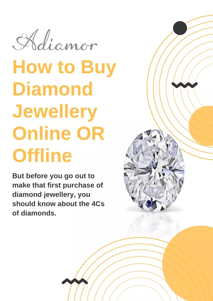 how to buy diamond jewellery online or offline n.