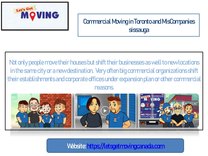 commercial moving in toronto and mis companies n.