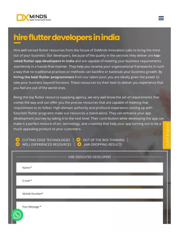hire flutter developers in india n.