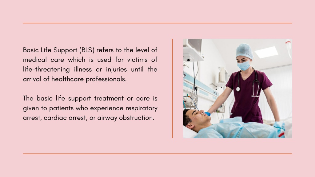 Ppt Basic Life Support Bls An Algorithm To Save Lives During