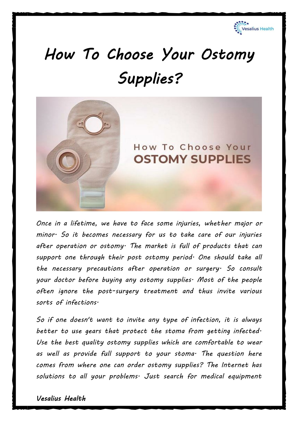 PPT - How To Choose Your Ostomy Supplies? PowerPoint Presentation