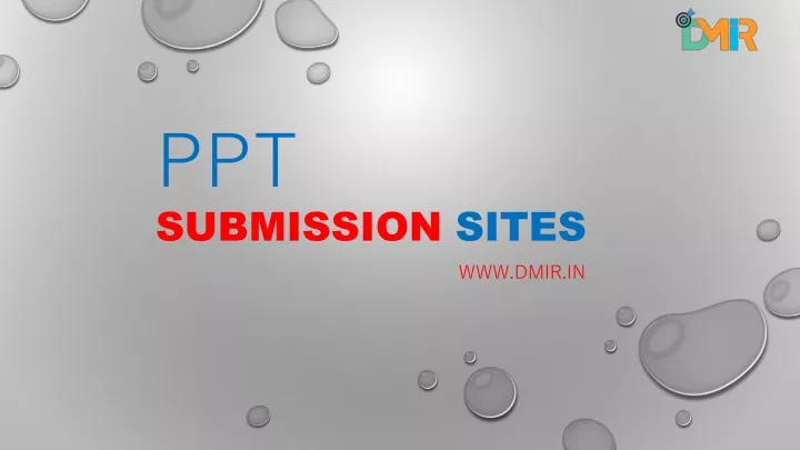 ppt submission sites n.