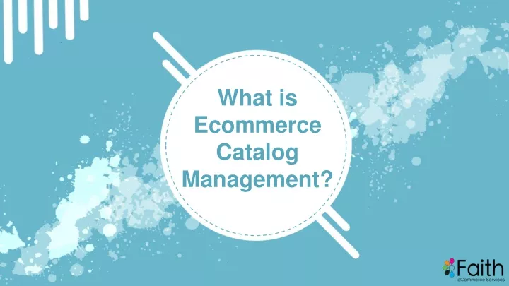 what is ecommerce catalog management n.