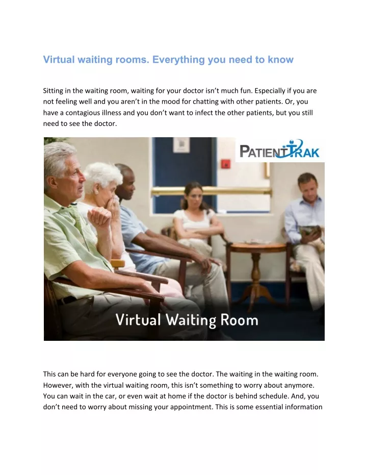 virtual waiting rooms everything you need to know n.