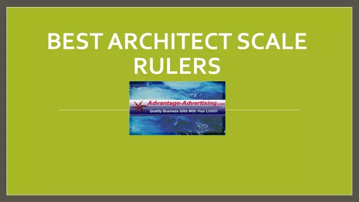 best architect scale rulers n.