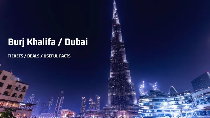 burj khalifa ppt presentation free download