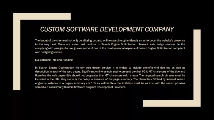 custom software development company n.