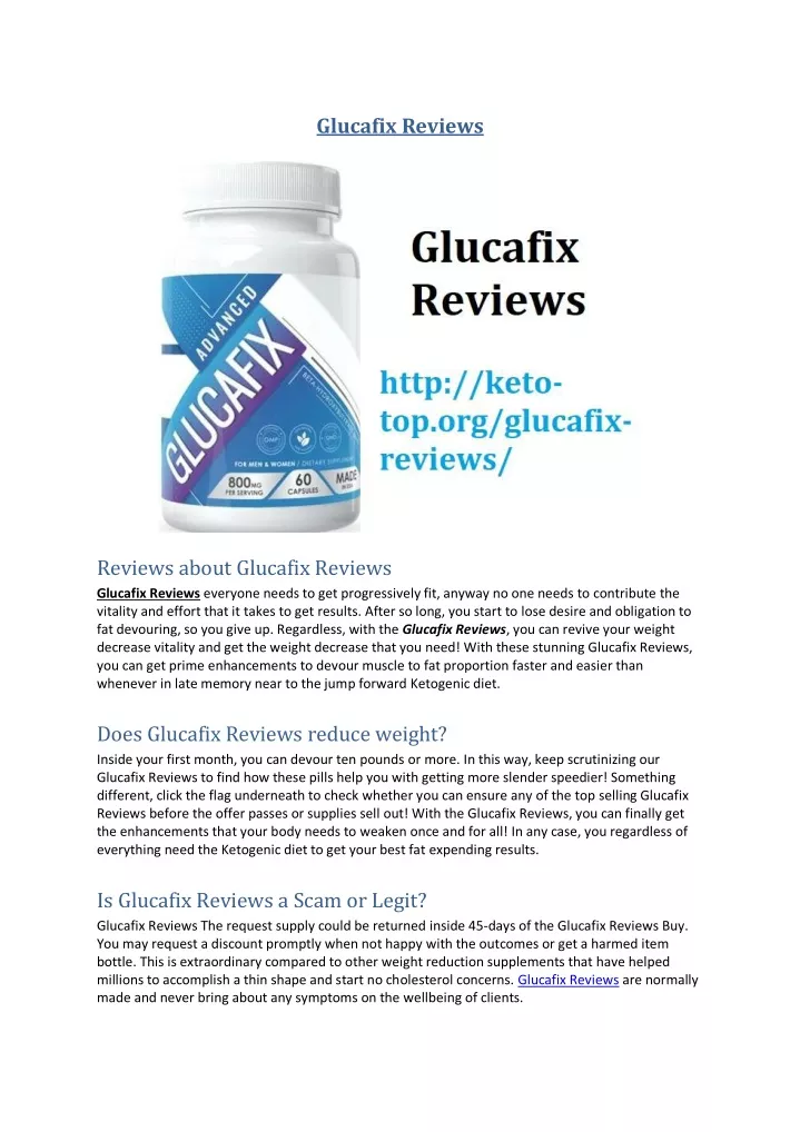 glucafix reviews n.