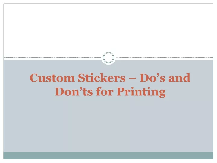 custom stickers do s and don ts for printing n.