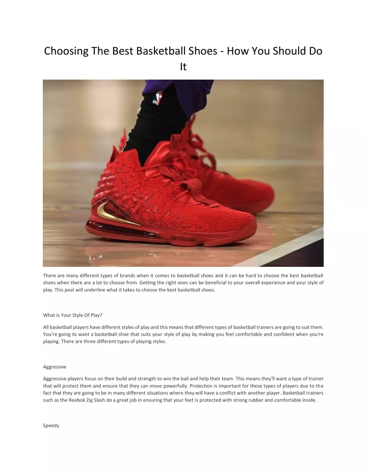 choosing the best basketball shoes how you should n.