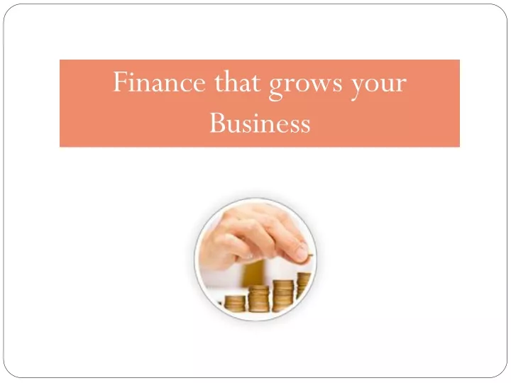 finance that grows your business n.