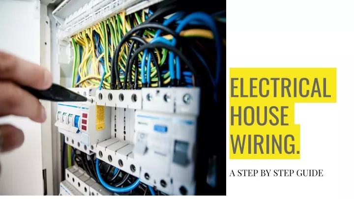 electrical house wiring n.