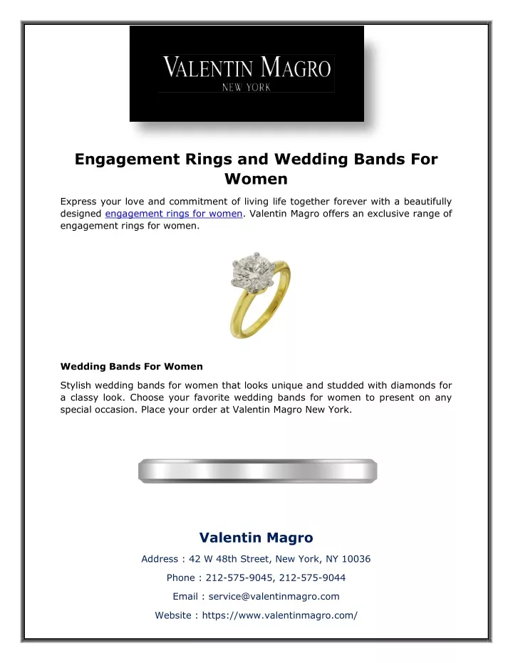 engagement rings and wedding bands for women n.
