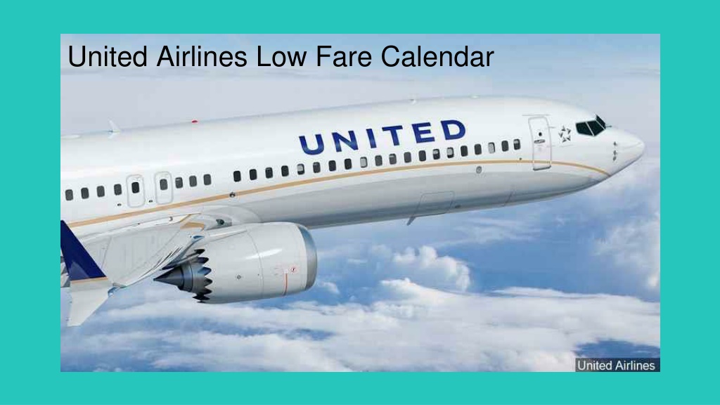 PPT United Airlines Low Fare Calendar PowerPoint Presentation, free