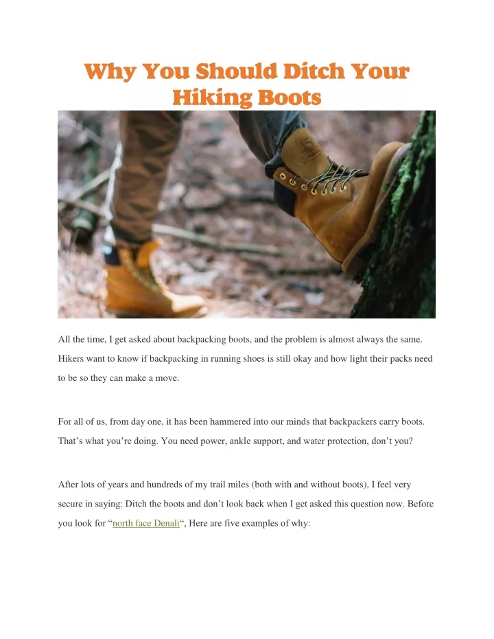 why you should ditch your hiking boots n.
