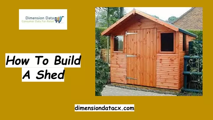 how to build a shed n.
