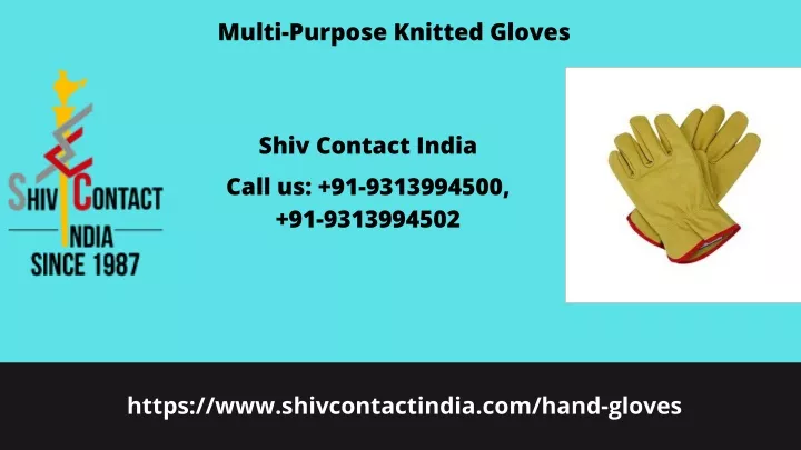 multi purpose knitted gloves n.