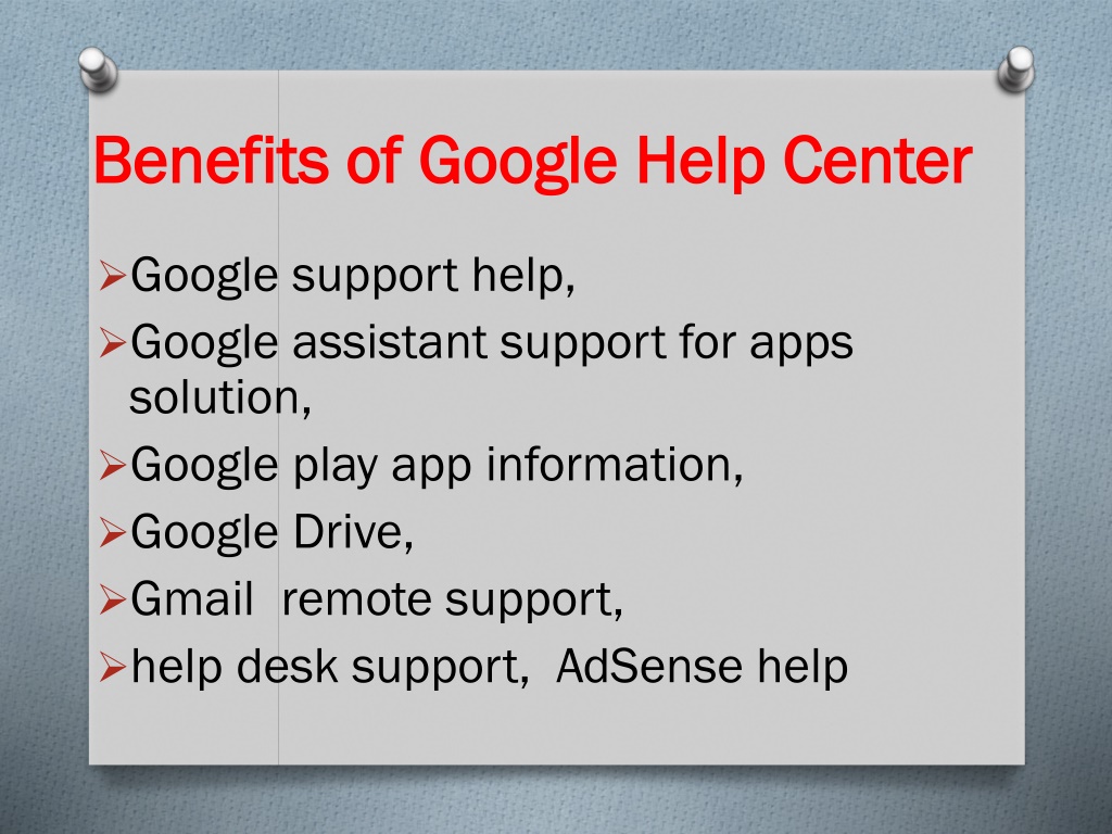 PPT - How beneficial Google Accounts Help Center to all issue ...