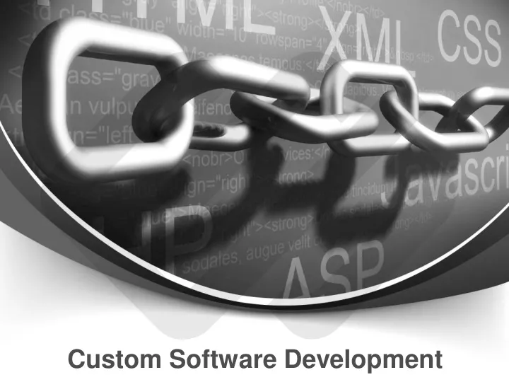 custom software development n.