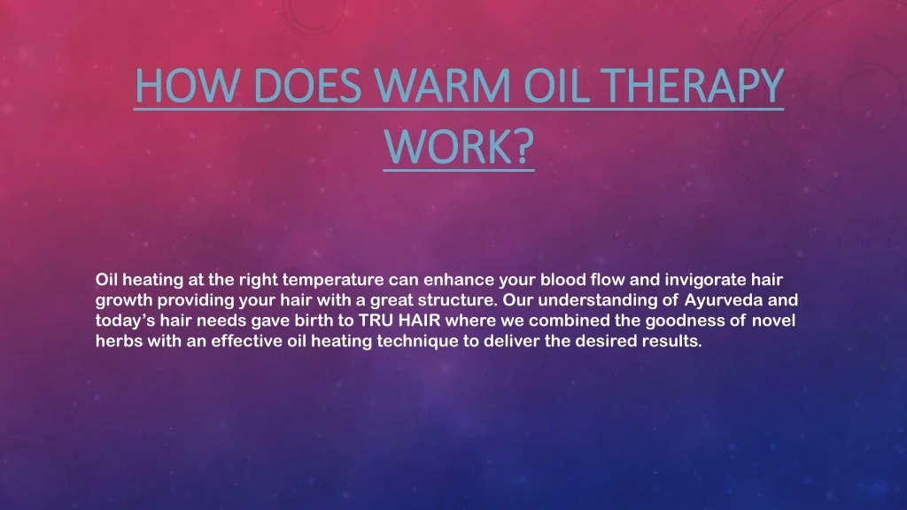 PPT Organic Hair oil heater PowerPoint Presentation, free download ID10244181