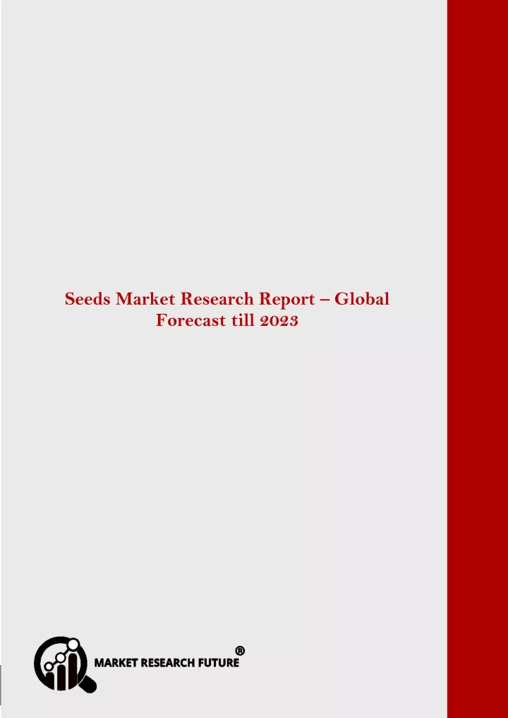 seeds market research report n.