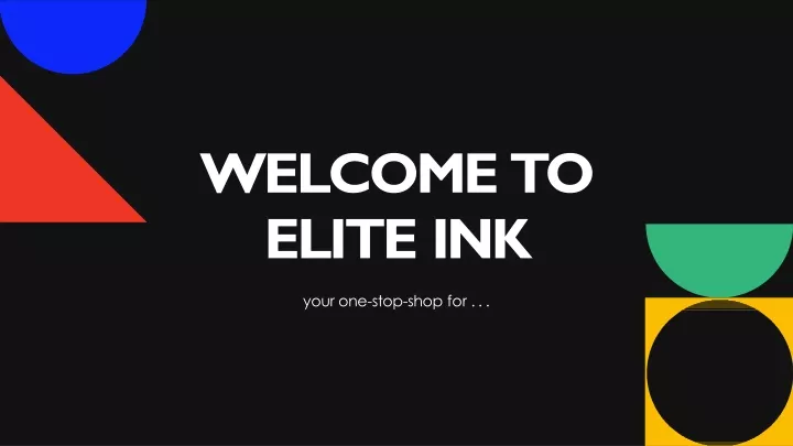 welcome to elite ink n.