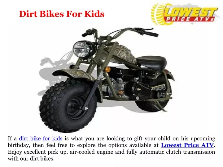 dirt bikes for kids n.