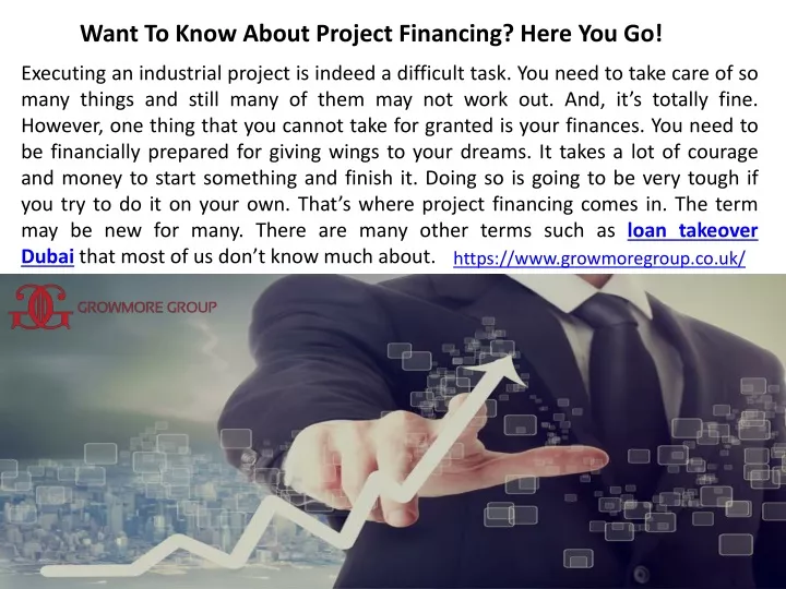 want to know about project financing here you go n.