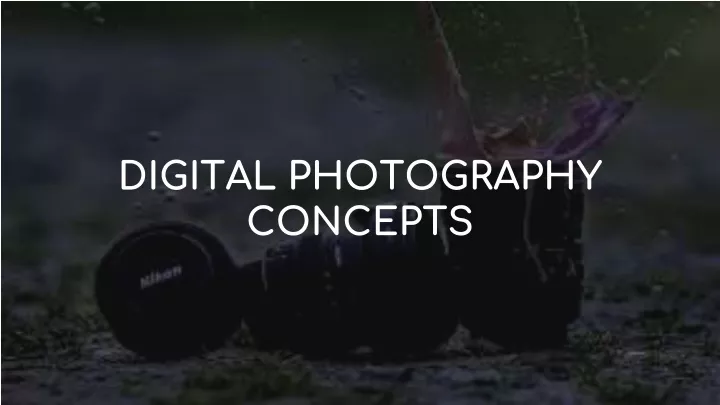 digital photography concepts n.