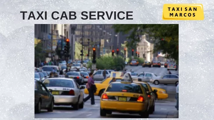 taxi cab service n.