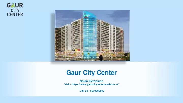 gaur city center n.