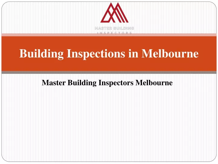 building inspections in melbourne n.