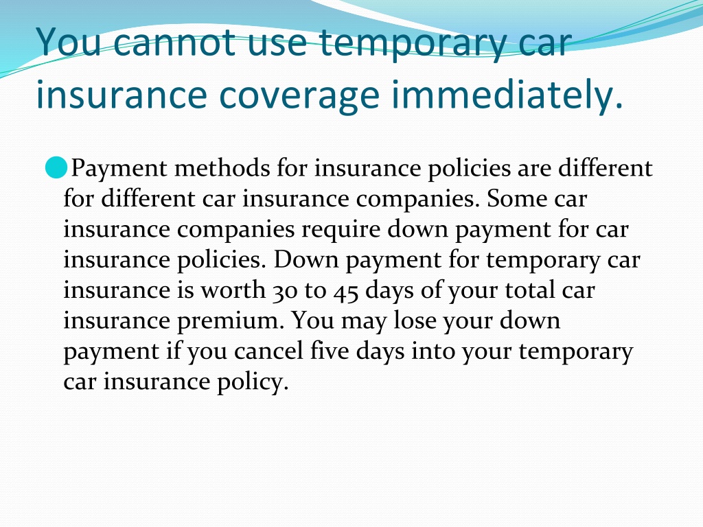 PPT - Temporary car insurance PowerPoint Presentation, free download ...