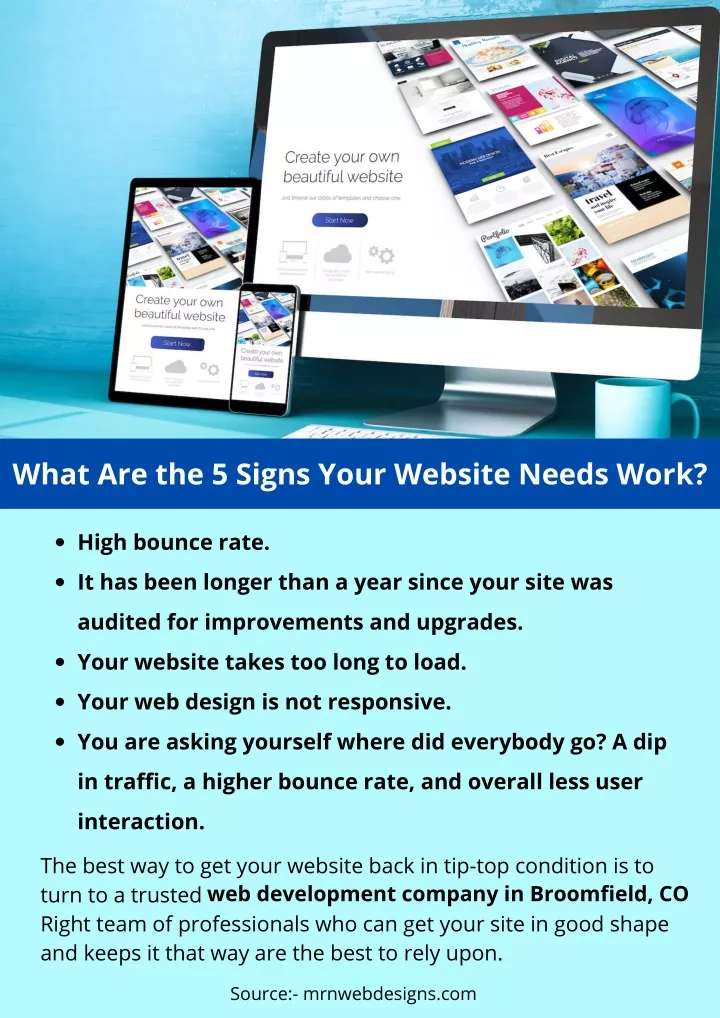 5 Signs Your Website Is In Need Of An Update | Bubble